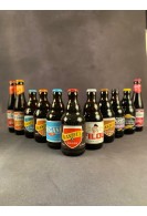 Øl smagekasse 33 cl med 11 flasker belgiske specialøl